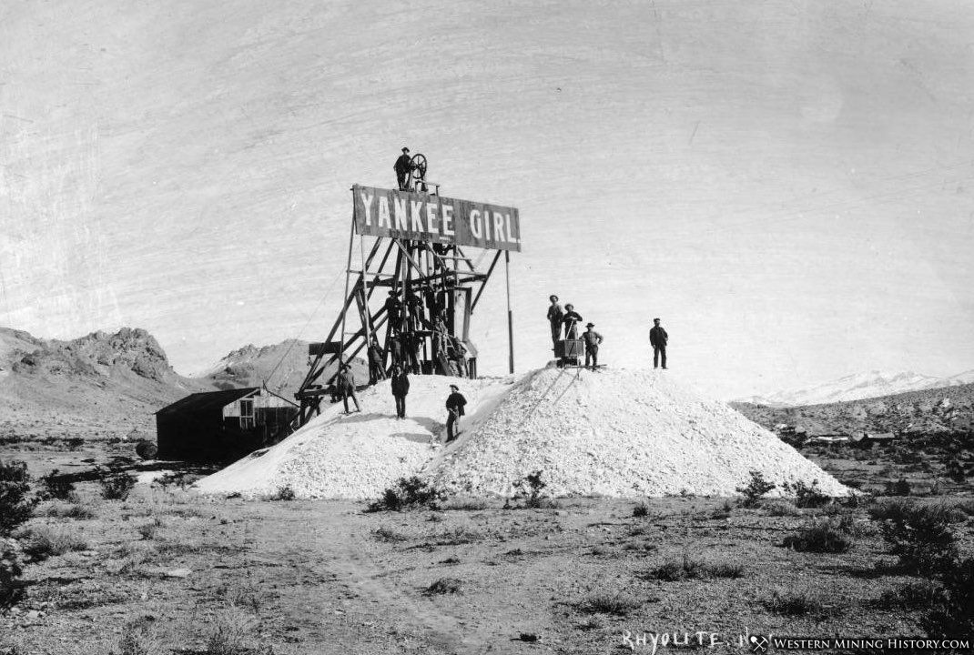 Yankee Girl mine at Rhyolite, Nevada