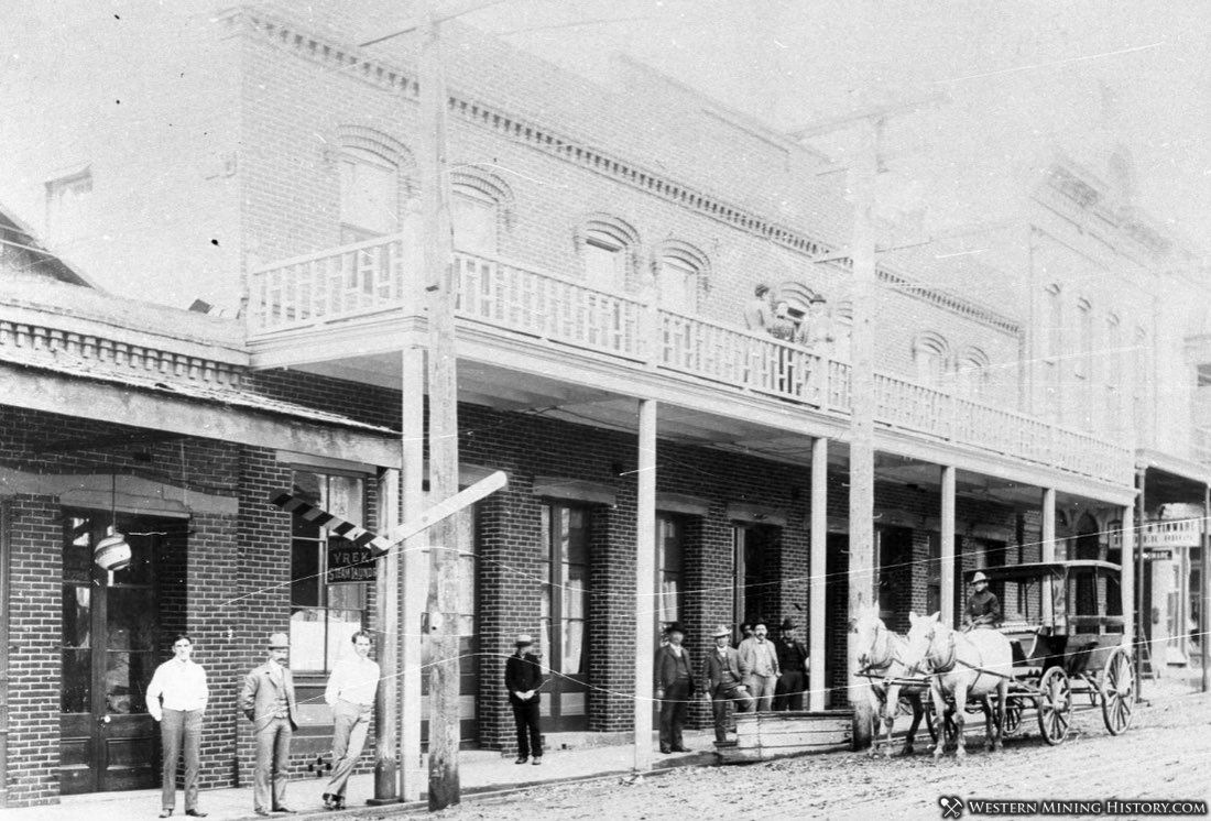 Clarendon Hotel Yreka California ca. 1897