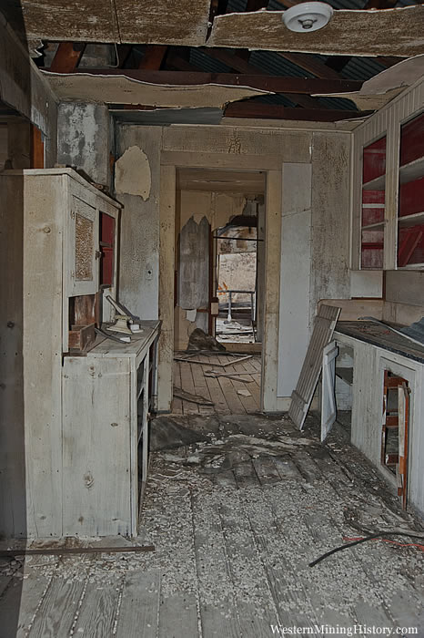 Remains of a kitchen in the Eddy House
