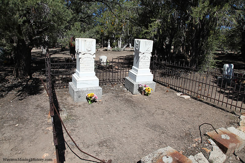 A cemetery is all that remains of Aurora, Nevada