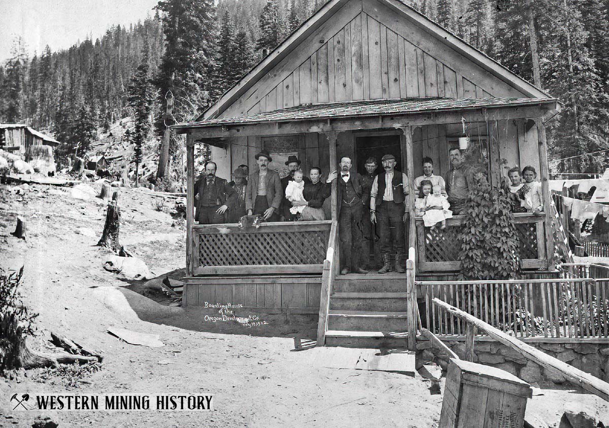 Boarding House at Bourne, Oregon 1902