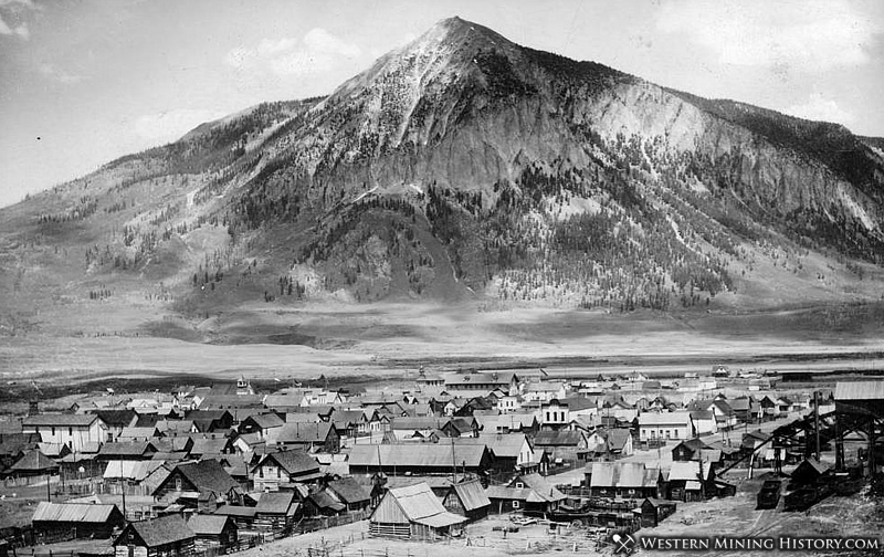 View of Crested Butte Around 1900