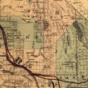 Portion of 1876 California Railroad map shows Cerro Gordo in relationship to rail lines