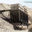 Mount Diablo mine ore bin - Metallic City, Nevada (colorized)