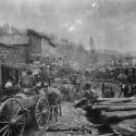 Deadwood 1877 Gold Rush Scene