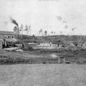Gilt Edge Mining Companys cyanide recovery plant ca. 1893