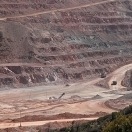 Open-pit copper mine at Clifton