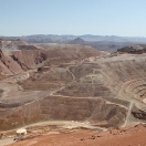 Open-pit copper mine at Clifton