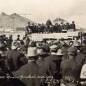 Miners Union protest meeting at Rhyolite, Nevada 1907