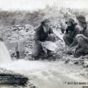 Miners panning gold at Rockerville, South Dakota 1889