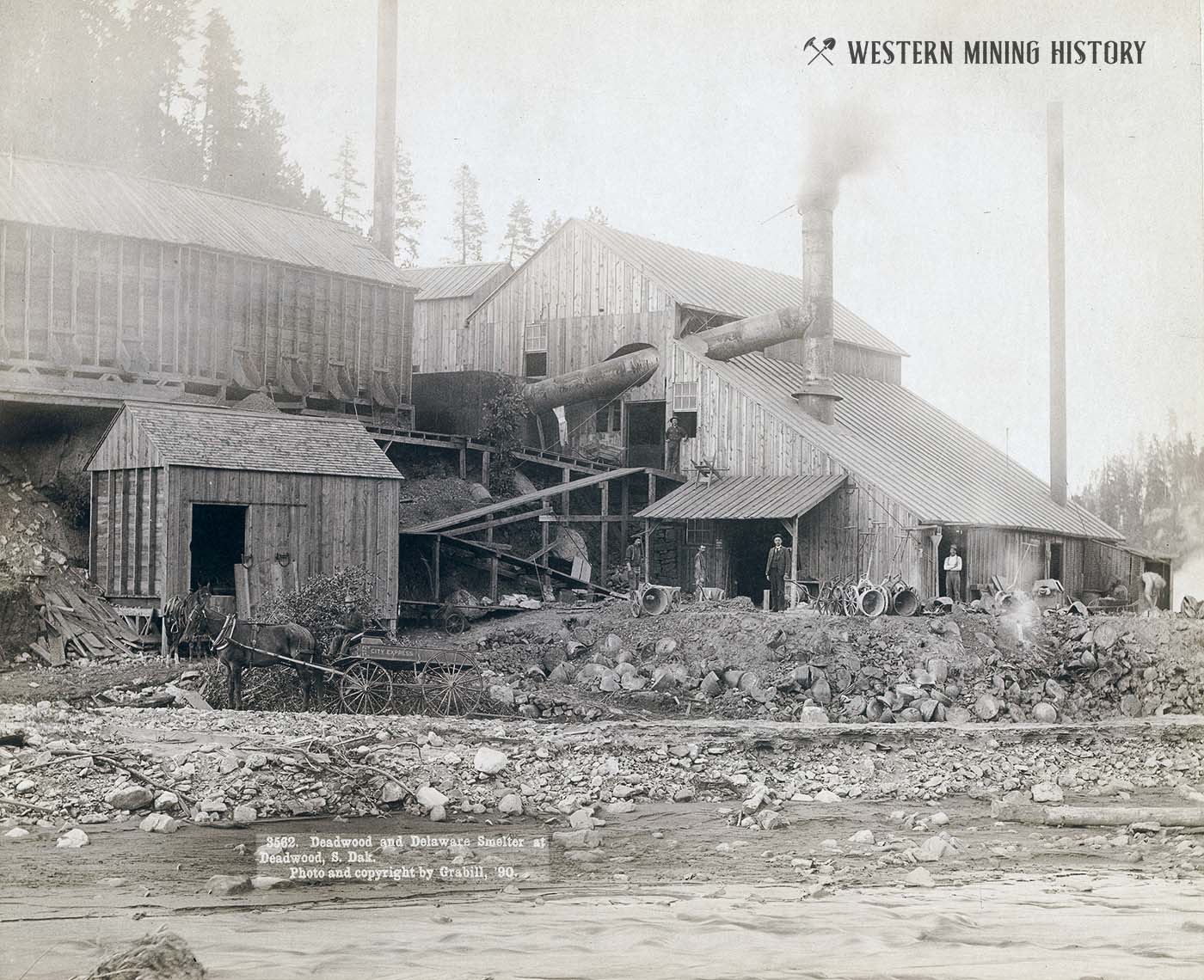 Deadwood and Delaware Smelter 1890