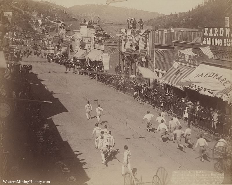 The great Hub-and-Hub race at Deadwood 1888