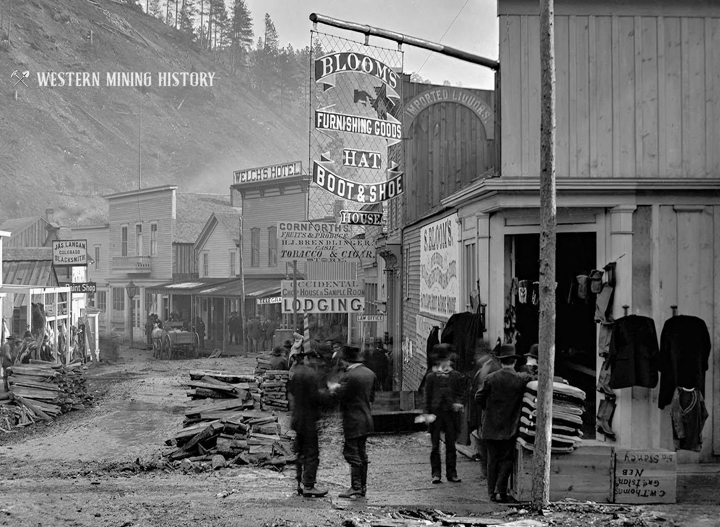 Wall Street in Deadwood 1877