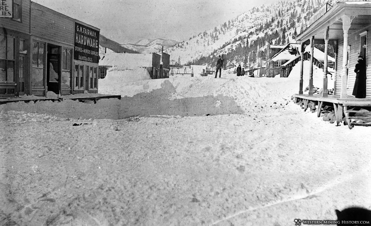 Eldora Colorado after the big snow of Feb 1899