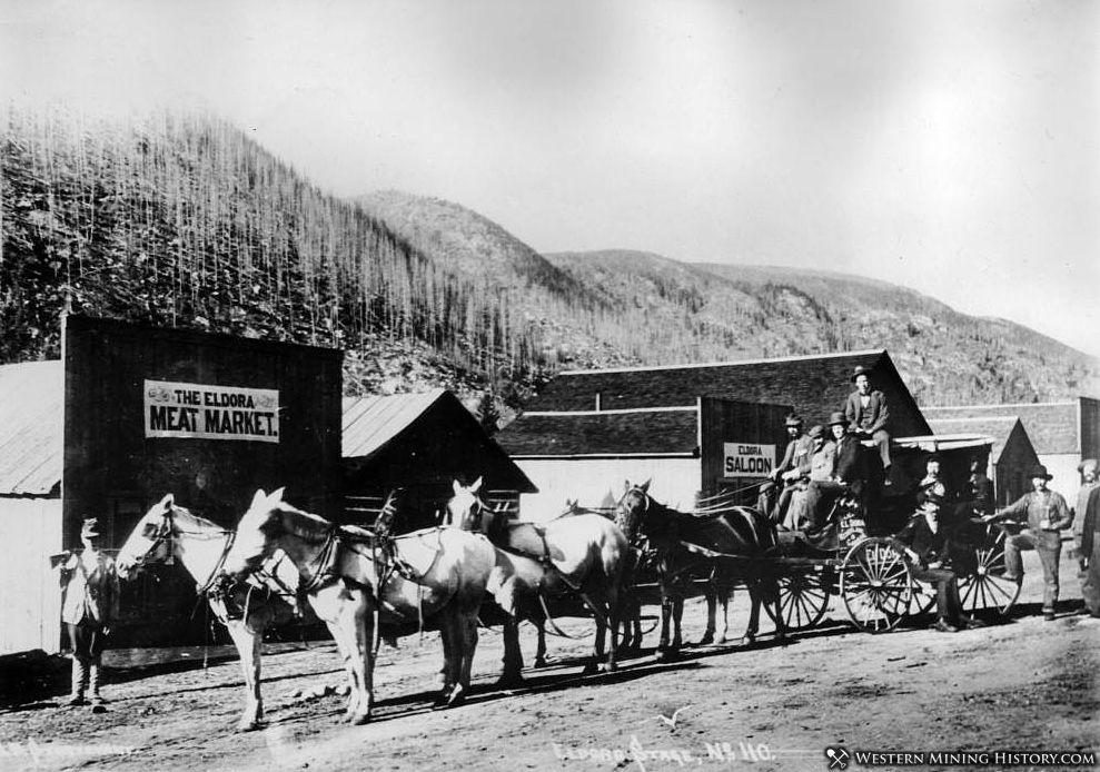 Eldora Stage - Eldora Colorado ca1899