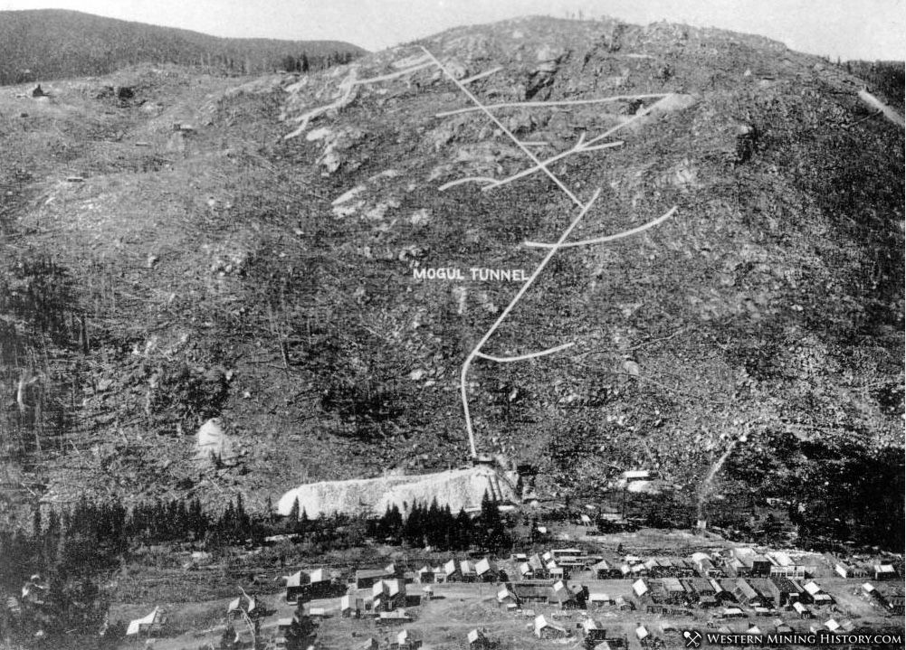 Mogul tunnel on Spencer Mtn at Eldora