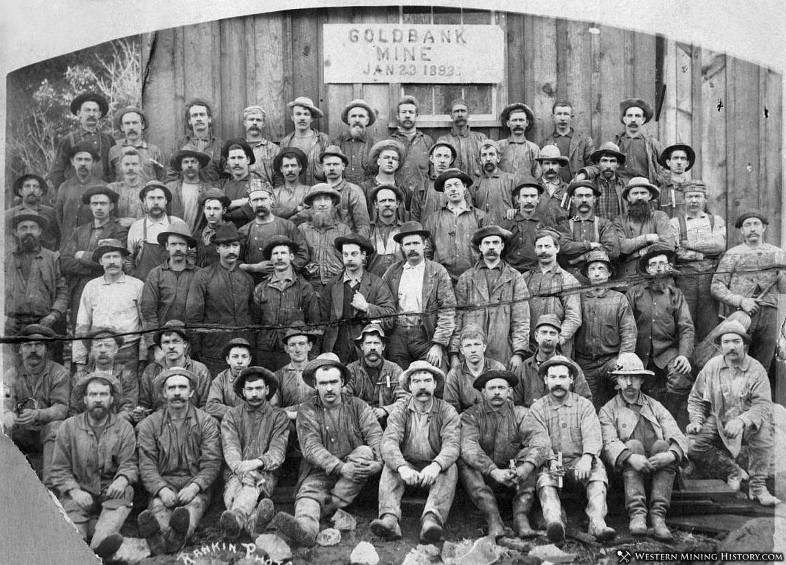 Miners at the Goldbank Mine - Forbestown California