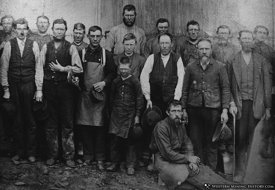 Group of Men in Forbestown ca1890