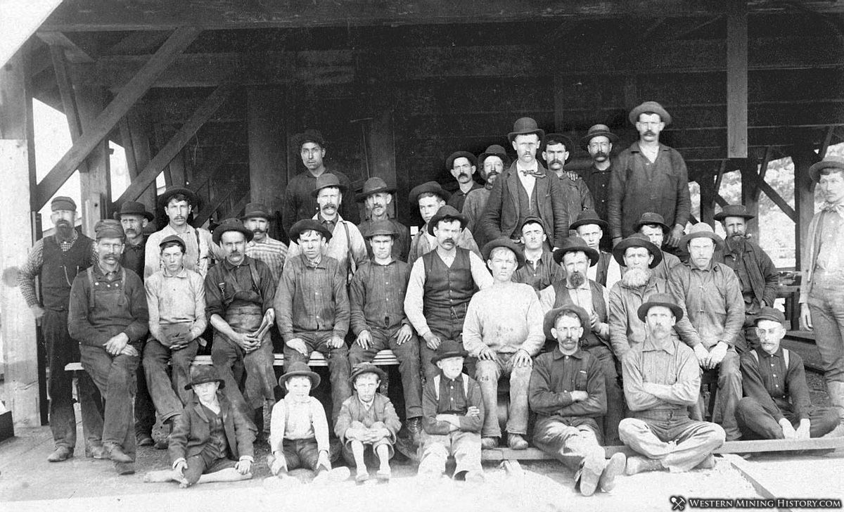 Miners at Forbestown ca1890
