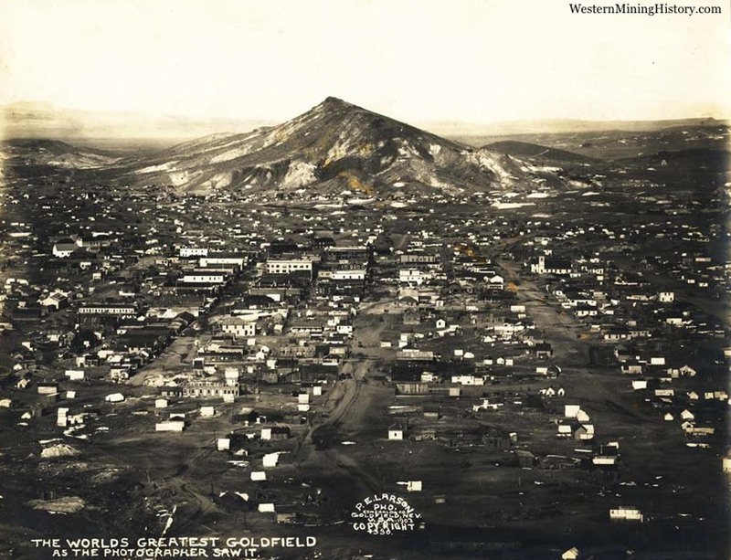 View of Goldfield Nevada in 1907