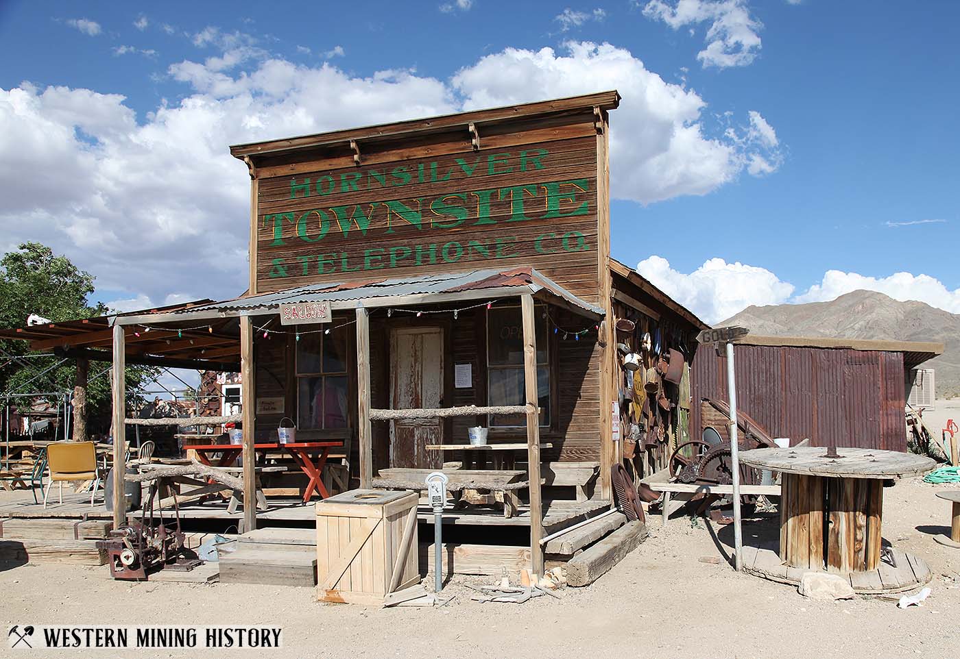 Historic saloon at Gold Point Nevada