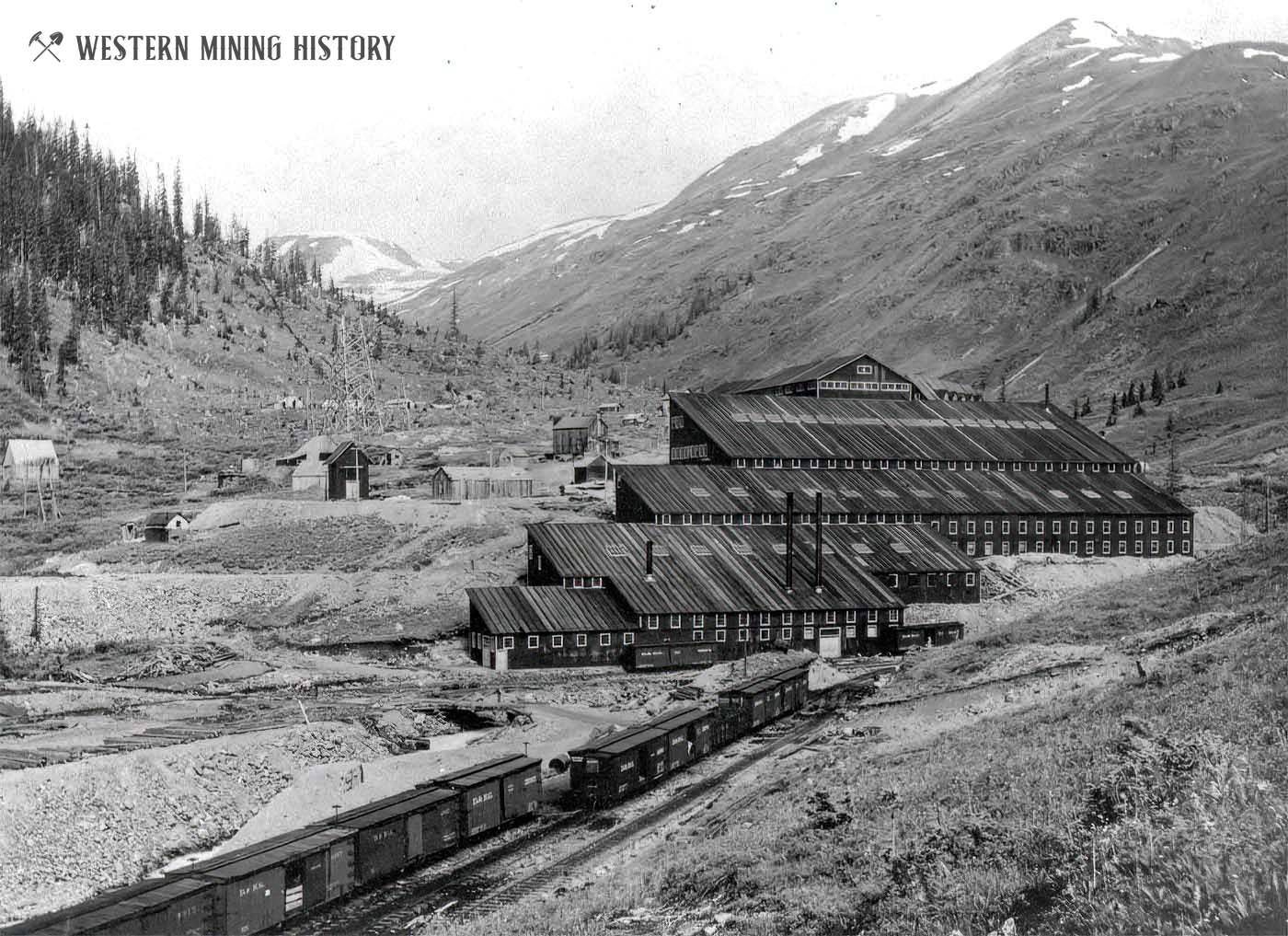 Gold Prince Mill at Animas Forks, Colorado 1915