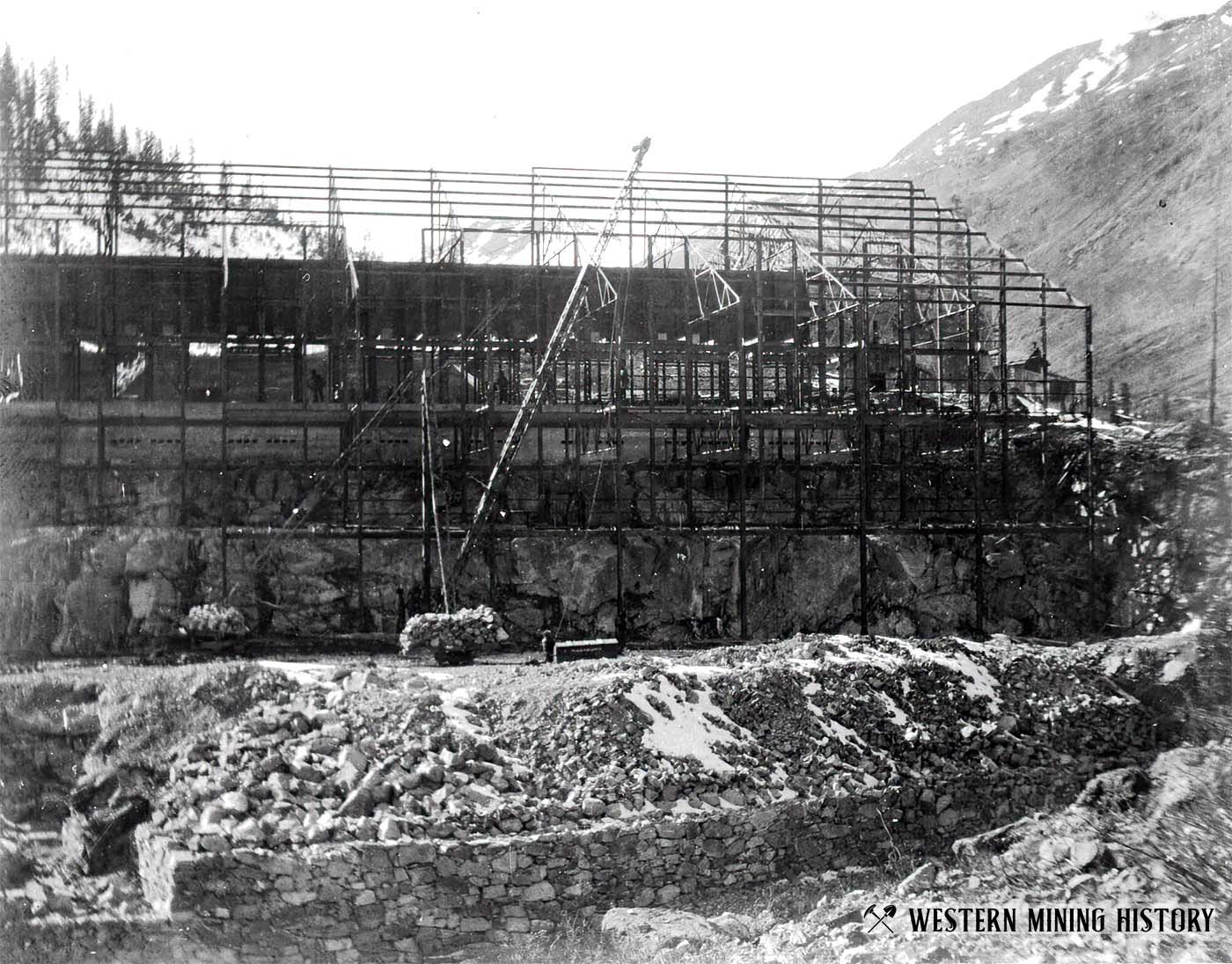 Gold Prince mill under construction Animas Forks