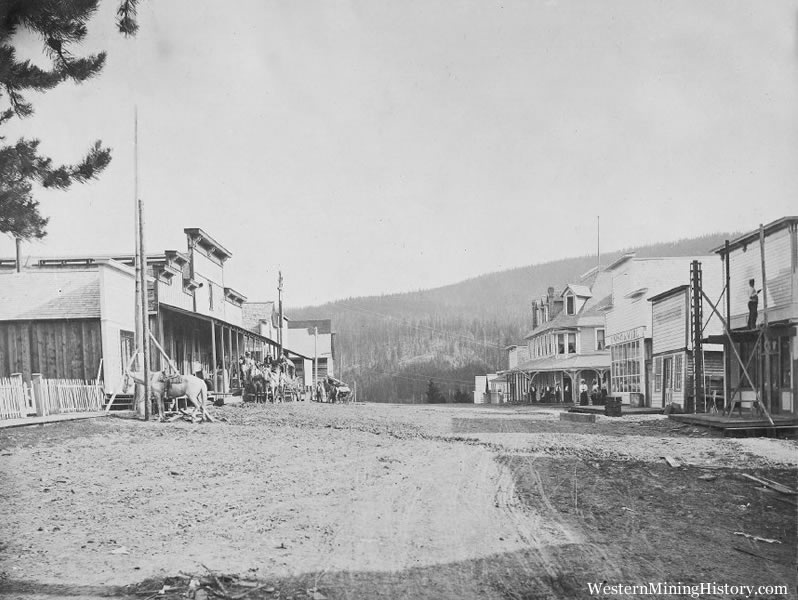 Main Street in Granite, Oregon 1899