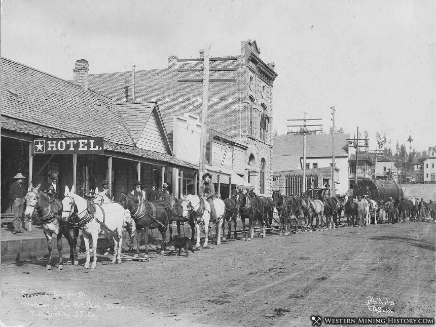 Granite Street Looking East - Sumpter, Oregon 1903