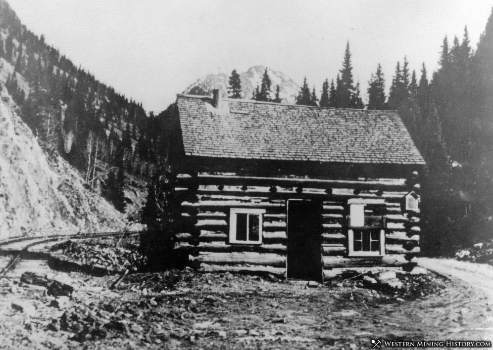 Original Howardsville, Colorado court house sometime after 1890