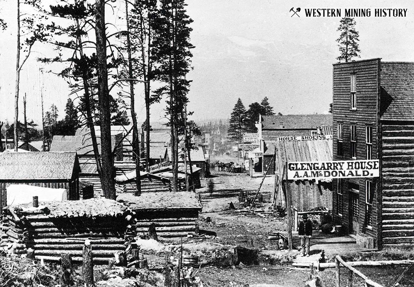 One of the earliest photos of Leadville, Colorado