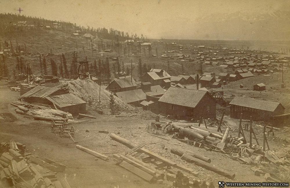 View of Leadville, Colorado Mines