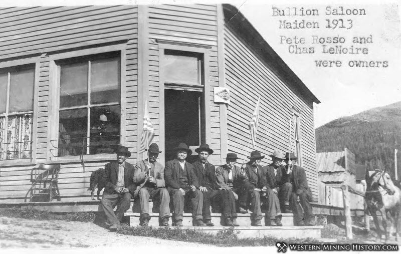 Bullion Saloon - Maiden Montana 1913