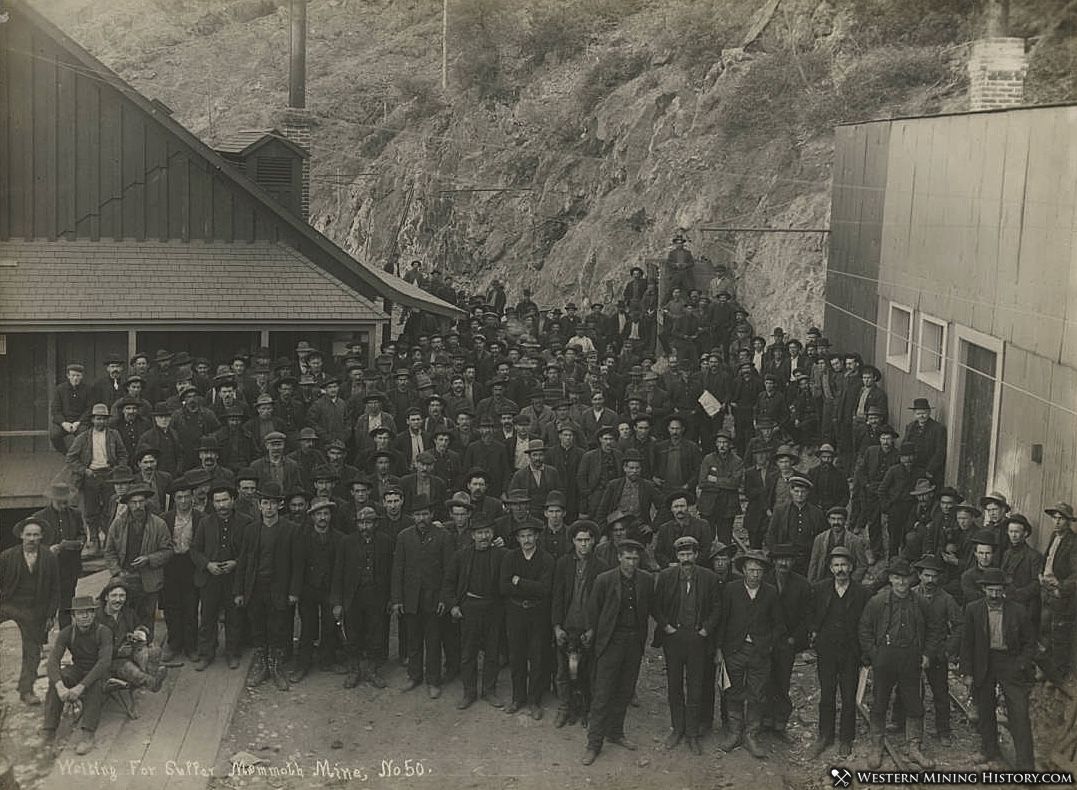 Waiting for Supper at the Mammoth Mine - Kennett, California ca. 1910.