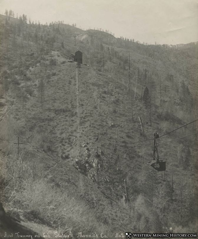 Aerial Tramway and Sub Station - Mammoth Mine
