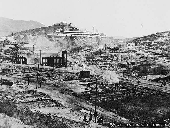 Mercur Burned to the Ground June 1902