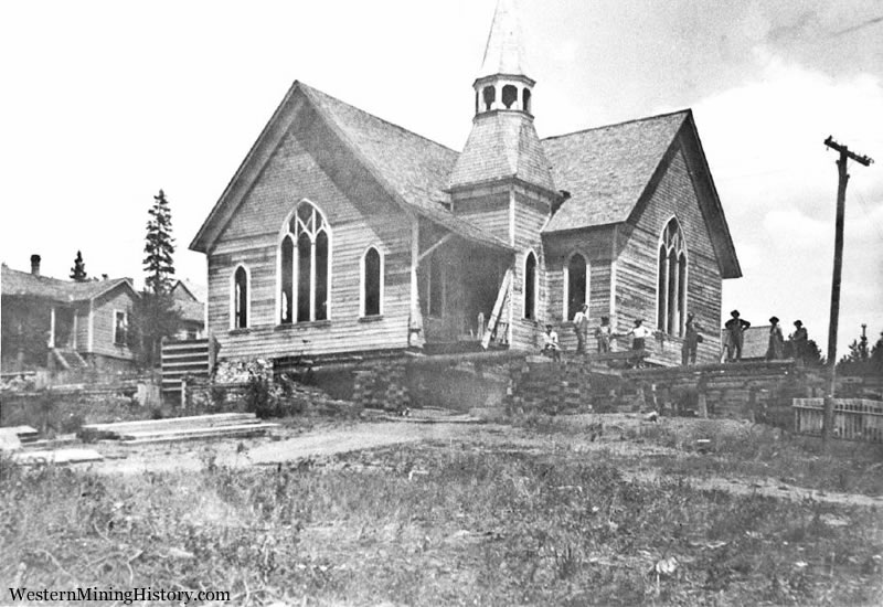 Methodist Church being moved - Sumpter