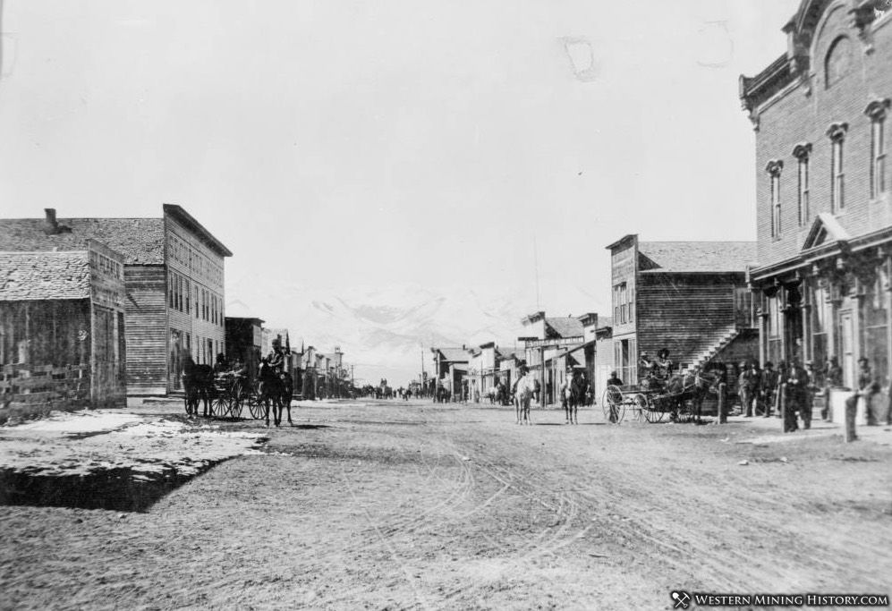 Main Street in Silver Cliff, Colorado 1894