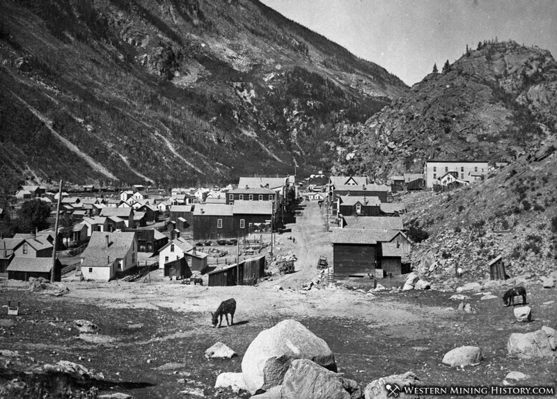 Silver Plume Colorado Before the Big Fire of 1884