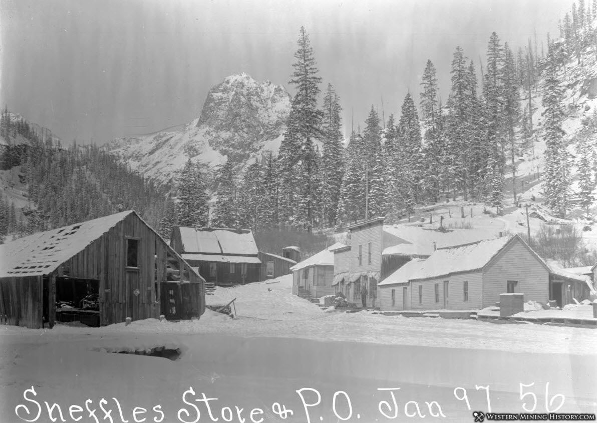 Winter scene at Sneffels, Colorado 1897