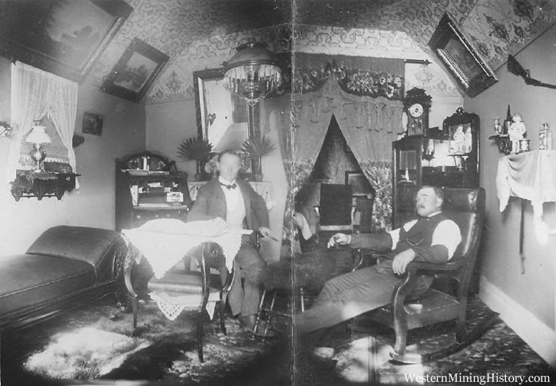 House of Fred Jamison (right). Interior.