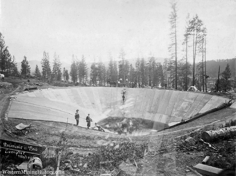 Reservoir Construction - Sumpter 1900