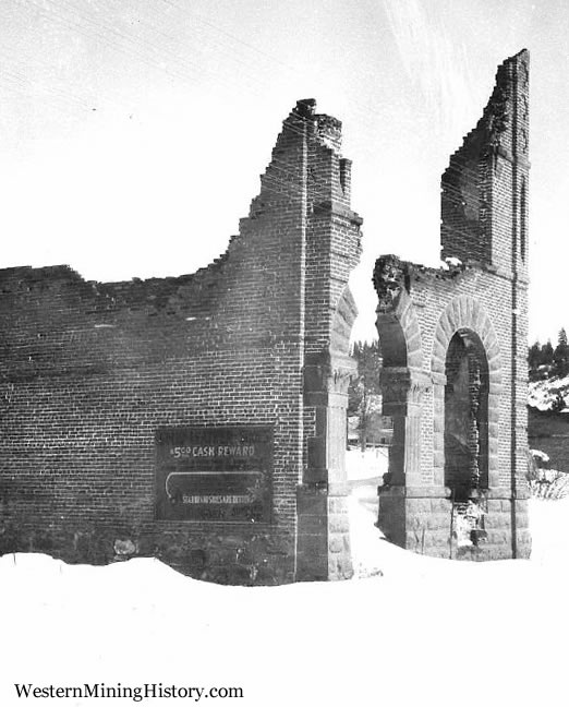 Ruins of First National Bank of Sumpter