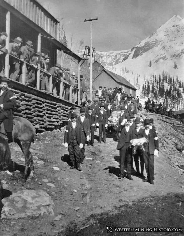 Funeral procession - Telluride Colorado 1902