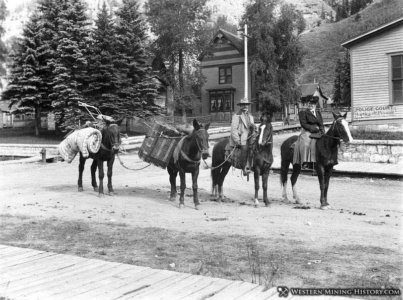 Moving Day - Telluride Colorado 1890s