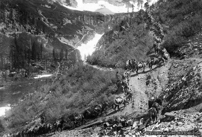 Cable for the Nellie tramway - Telluride, Colorado 1897