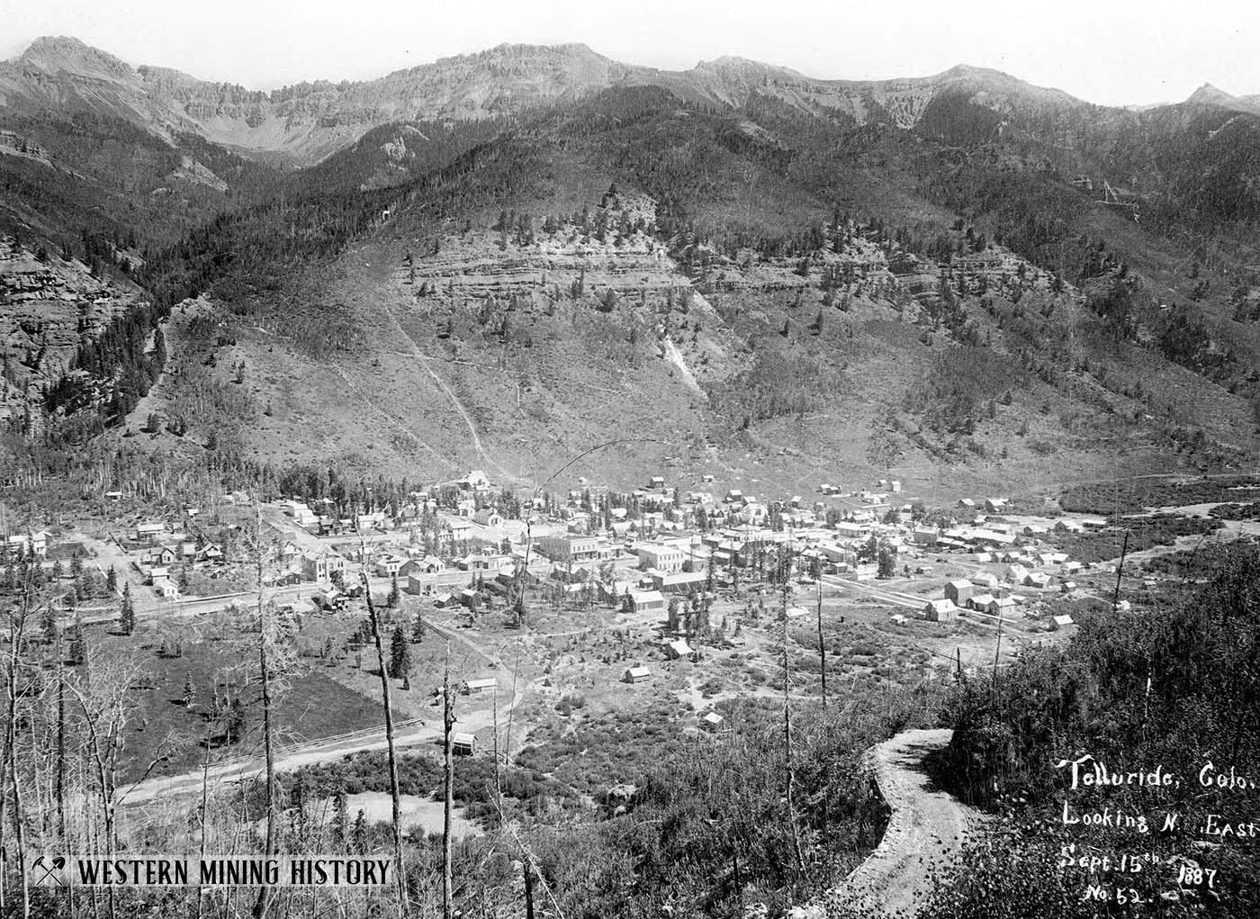 View of Telluride Colorado 1887