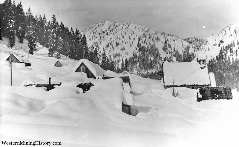 Snow Covered Houses - Cornucopia