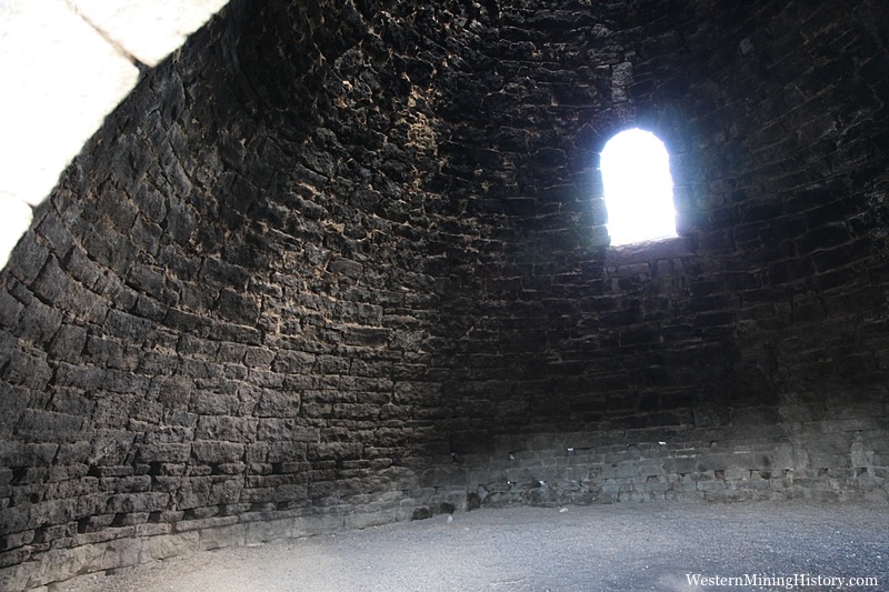 Interior of a Ward charcoal oven