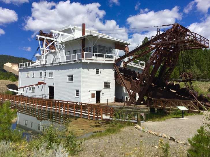Sumpter Dredge No. 3 as seen in 2016